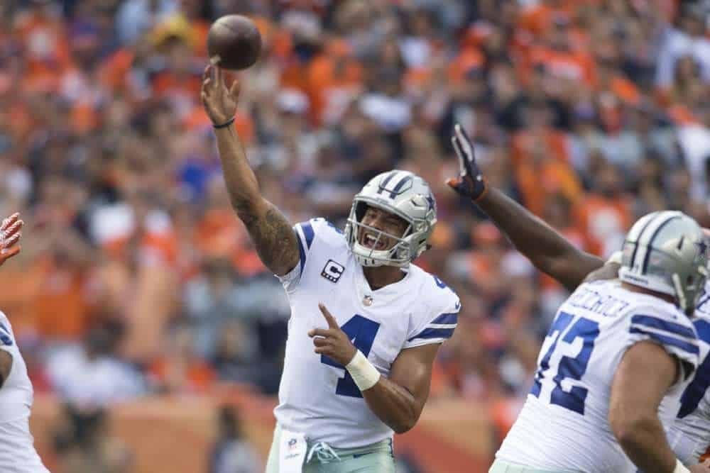 Cowboys quarterback Dak Prescott