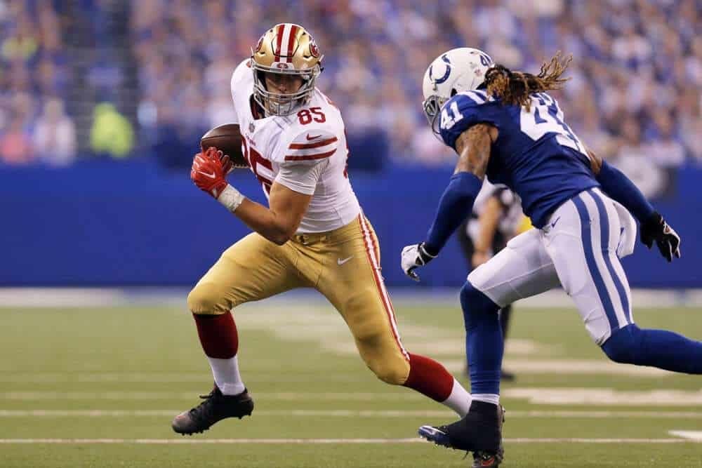 Week 5 Tight End Rankings for Fantasy Football (Weekend Update!) George Kittle Week 7 NFL DFS for the late slate