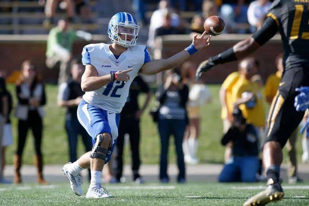 Late Round Gems for 2018 College Fantasy Football College Fantasy Football sleeper Brent Stockstill