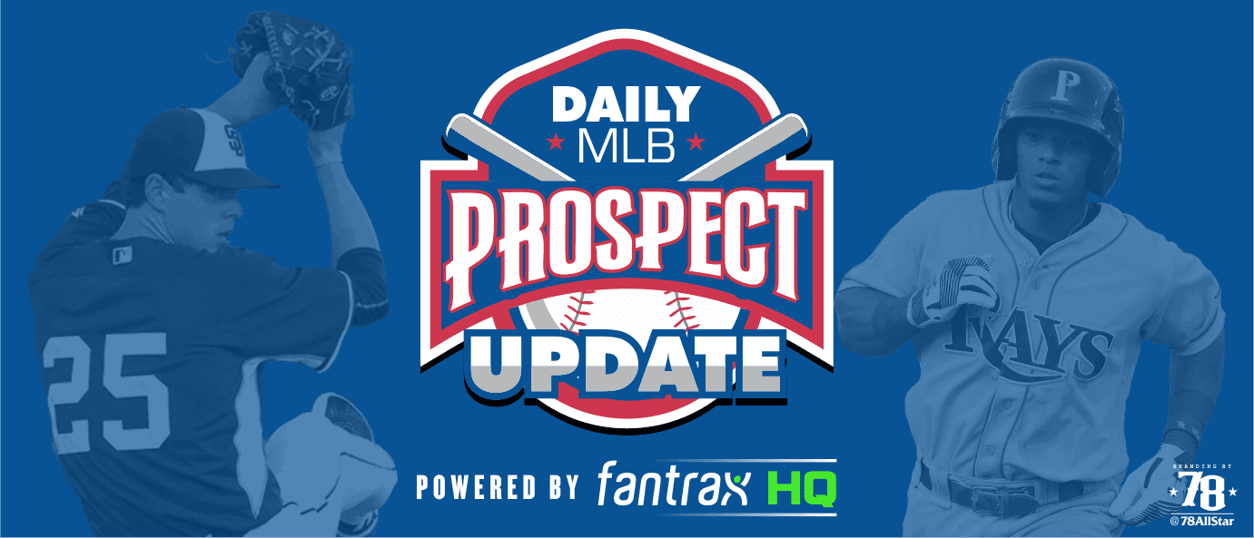 MLB Prospect Stats Update: Games from 8/30 MLB prospect stats update