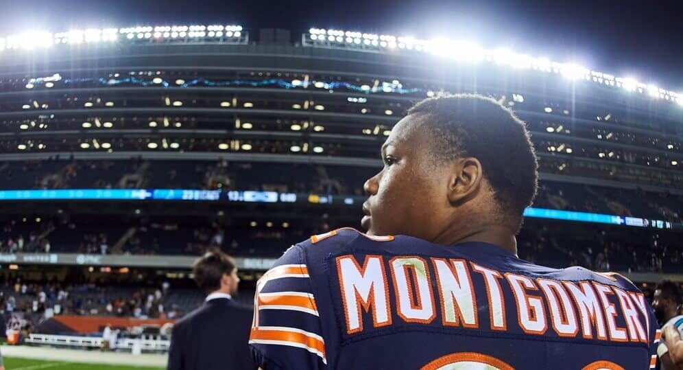 NFC Training Camp Update: 20 Carries a Game for Montgomery? Week 11 RB Rankings David Montgomery targets and touches