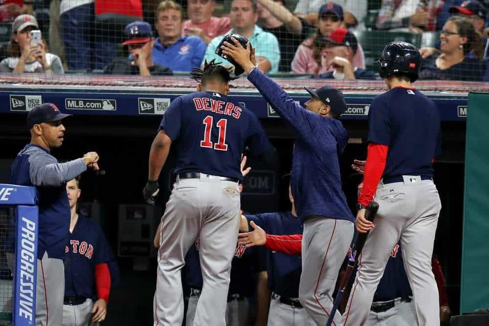 Fire & Ice: Rafael Devers & Rick Porcello Rafael Devers