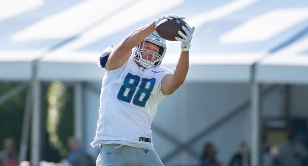 Five Under 25 — Top Dynasty Tight Ends T.J. Hockenson Week 8 Tight End Rankings