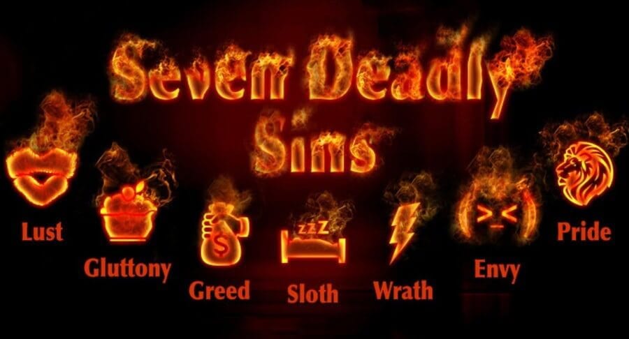 Seven Deadly Sins of Fantasy Football Seven Deadly Sins Fantasy Baseball