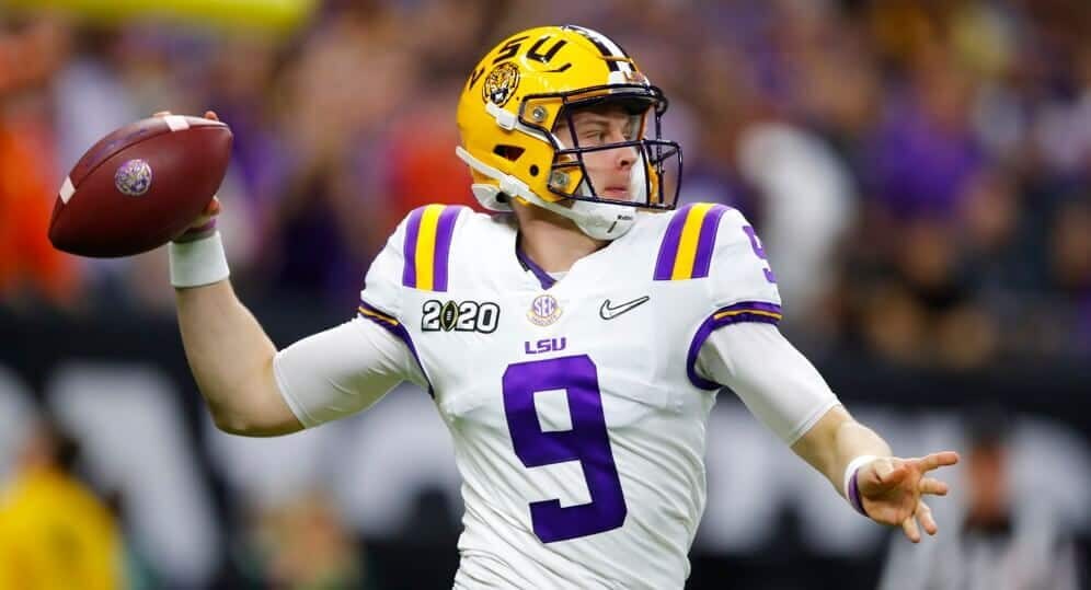 Joe Burrow 2020 fantasy football rookie rankings