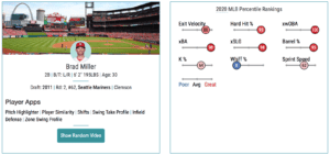 Week 7 Hitter Matchups - Brad Miller Statcast