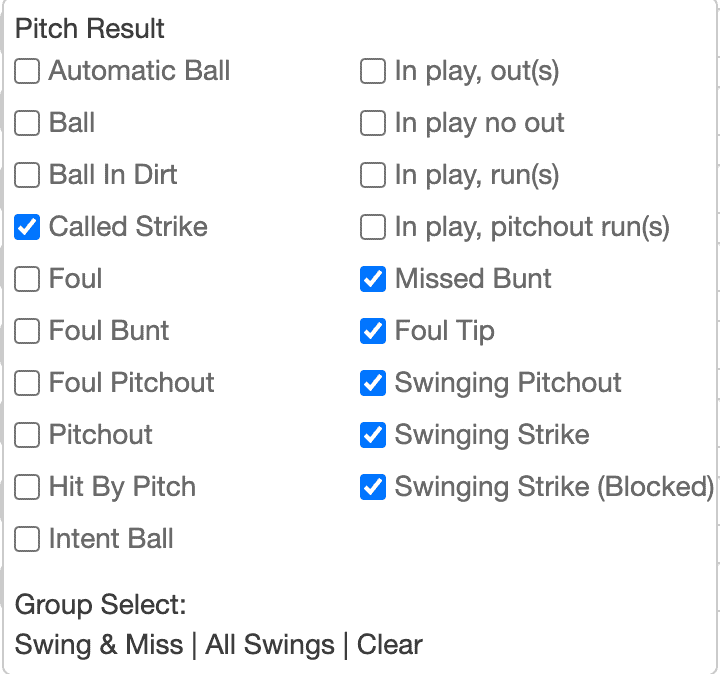 Statcast Search