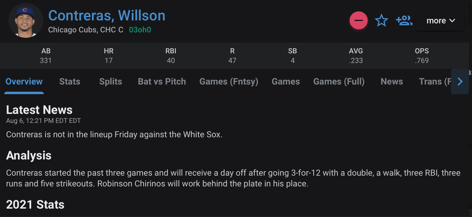 player window