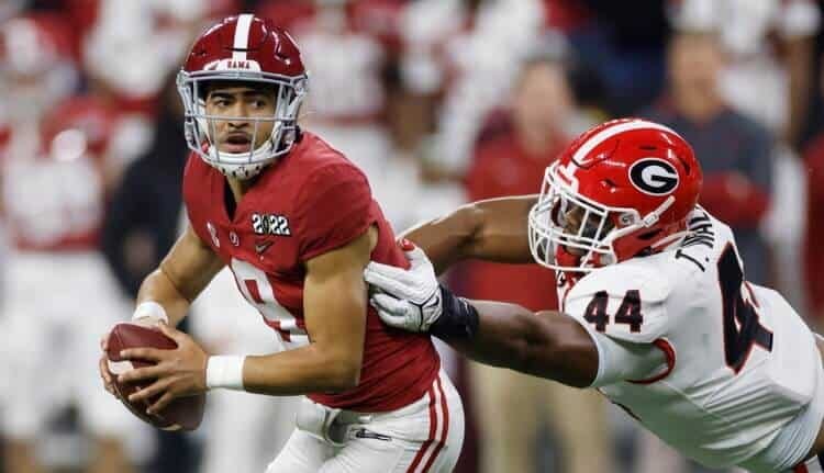 2022 College Fantasy Football Quarterback Rankings, Profiles and Projections Bryce Young CFF QB Rankings
