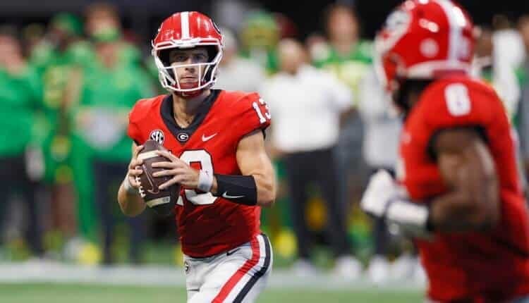 College Fantasy Football Cheat Sheet: Week 4 Stetson Bennett College Fantasy Football