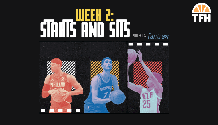 Fantasy Basketball Week 2 Starts & Sits
