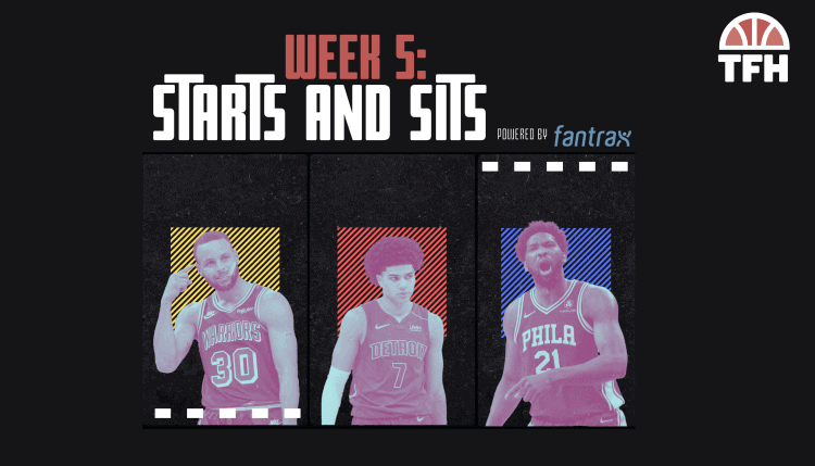 Fantasy Basketball: Week 5 Starts and Sits Week 5 Starts & Sits