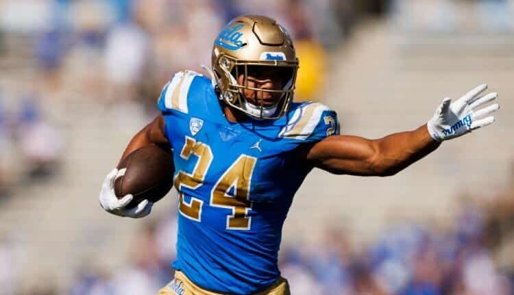 CFB DFS Cheat Sheet: Week 12 Zach Charbonnet CFF College Fantasy Football DFS Picks