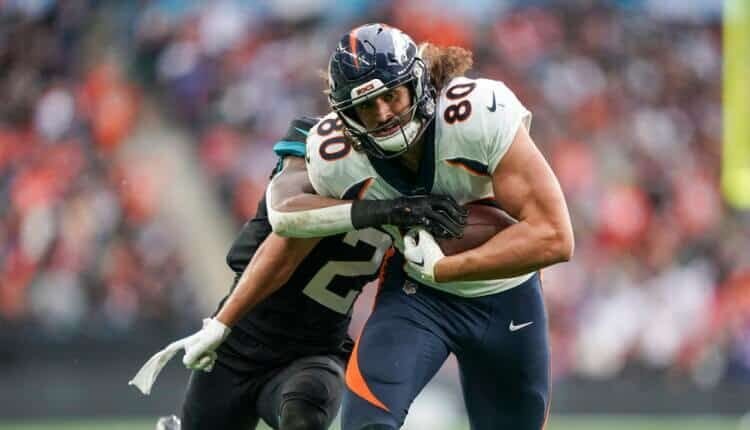 4 Dynasty Fantasy Football TE Sleepers Greg Dulcich Fantasy Football sleeper