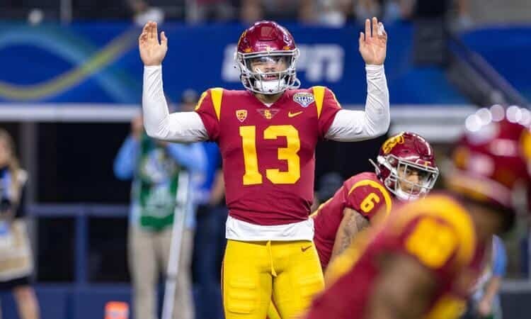 First Down: 2023 College Fantasy Football Rankings Caleb Williams NFL Draft