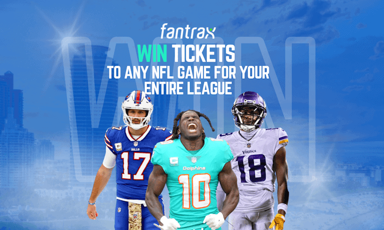 Win Tickets to Any Regular Season NFL Game for Your Entire League Fantrax NFL Ticket Giveaway