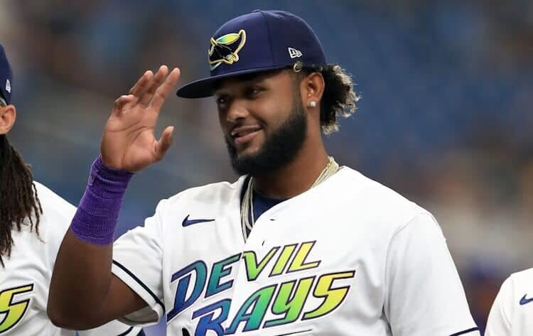 Junior Caminero Top 400 MLB Fantasy Baseball Third Base Prospects Rankings AL-Onlky