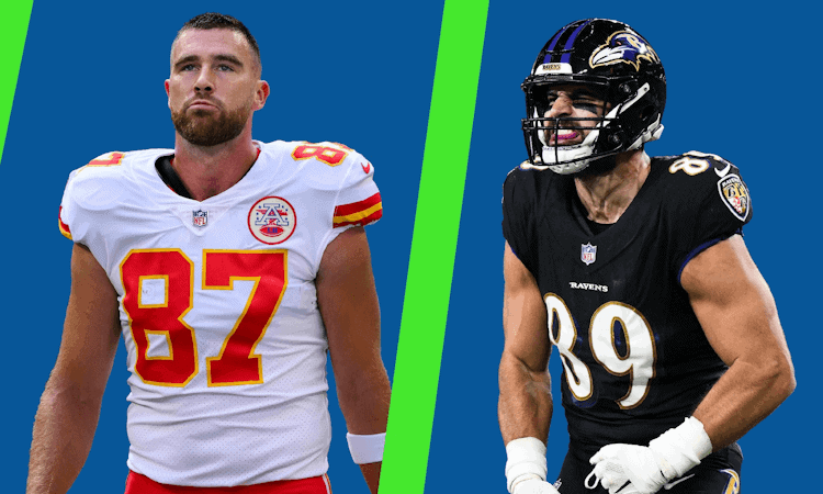2023 Fantasy Football: Is It Crazy to Draft Mark Andrews over Travis Kelce? Travis-Kelce-and-Mark-Andrews Week 7 tight end rankings