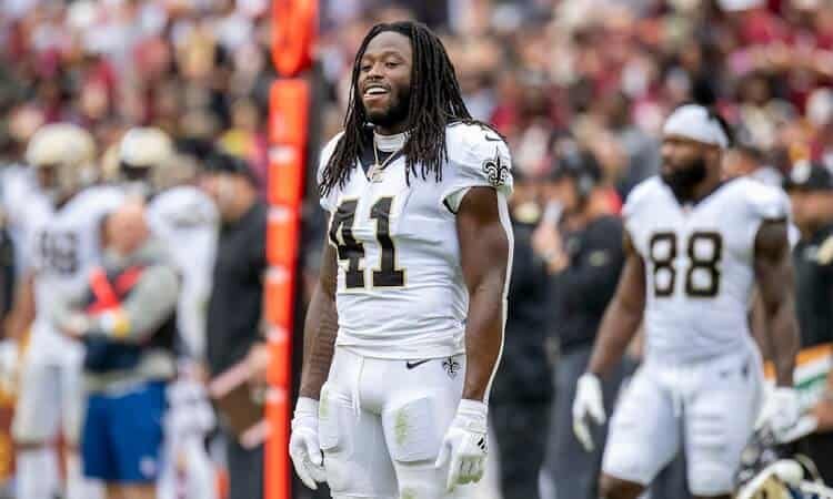 Top 21 Fantasy Takeaways from NFL Week 7 Alvin Kamara fantasy football Week 7 NFL DFS Thursday Night Football