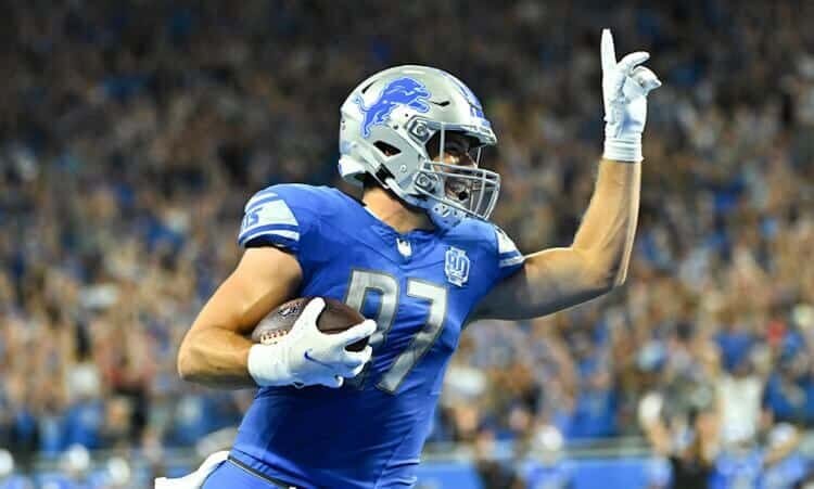 Championship Round NFL DFS Picks for DraftKings Sam LaPorta Week 7 FanDuel NFL Player Props