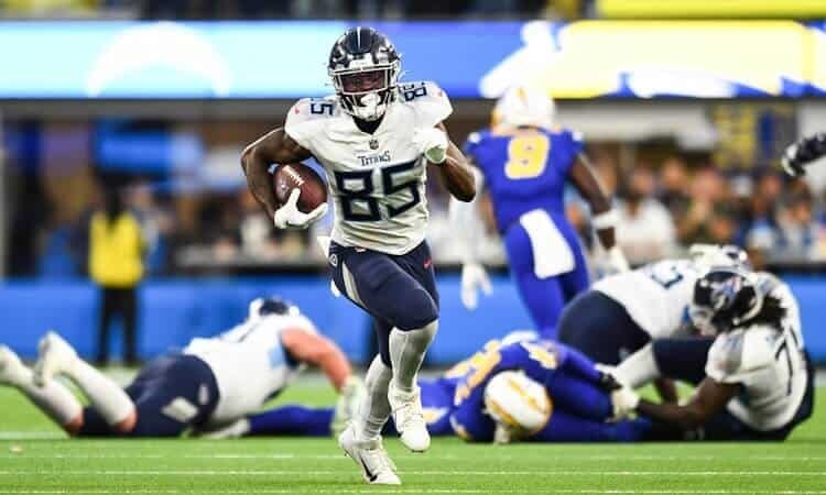 Chig Okonkwo 2025 Fantasy Football Tight End Sleeper and Streamers