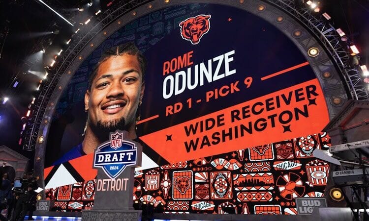 Rome Odunze 2024 Dynasty Football Rookie Draft