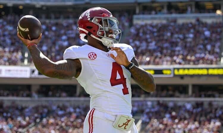 2024 CFF Quarterback Rankings, Profiles and Projections Jalen Milroe CFF Quarterback Rankings and Projections