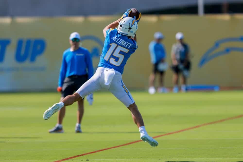 Fantasy Football Week 7 Matchup Winners Ladd McConkey Week 14 flex rankings