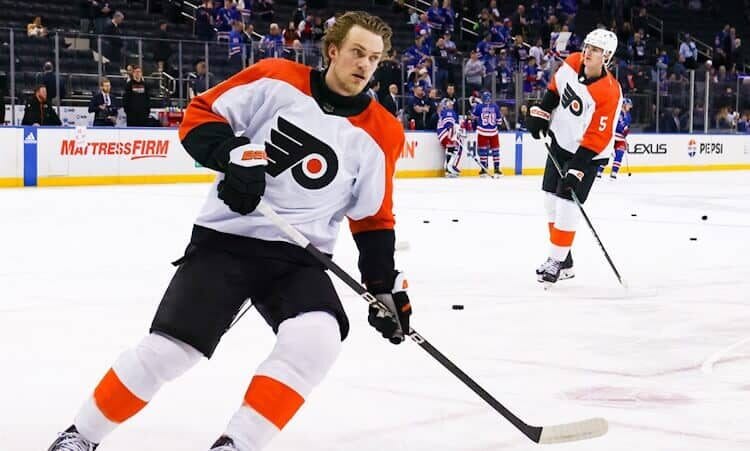 Travis Sanheim Fantasy Hockey waiver wire Defensemen