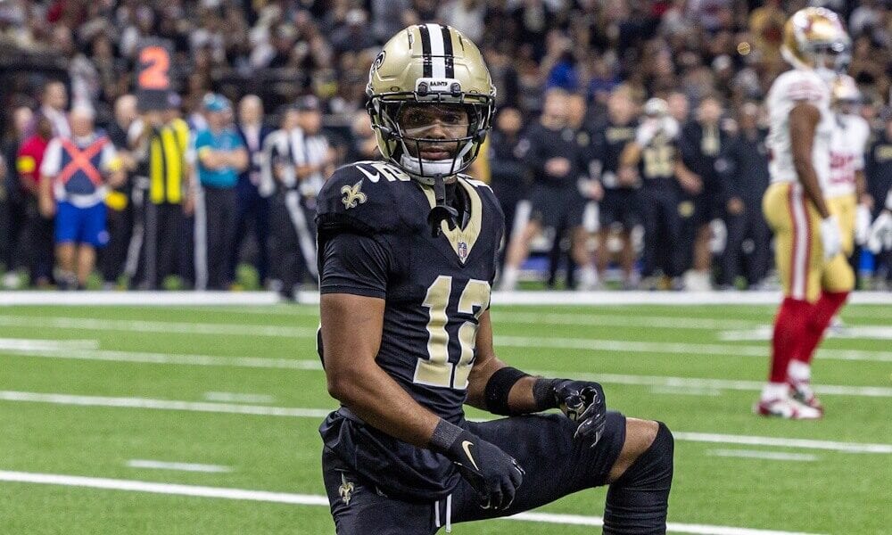 Chris Olave Week 17 NFL DFS DRaftKings FanDuel