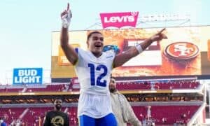 Conference Championship Weekend DraftKings NFL Prop Plays Puka Nacua DraftKings Wildcard weekend NFL DFS