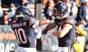 Best Stacks for 2026 Fantasy Football Colston Loveland Luther Burden III Fantasy Football Stacks
