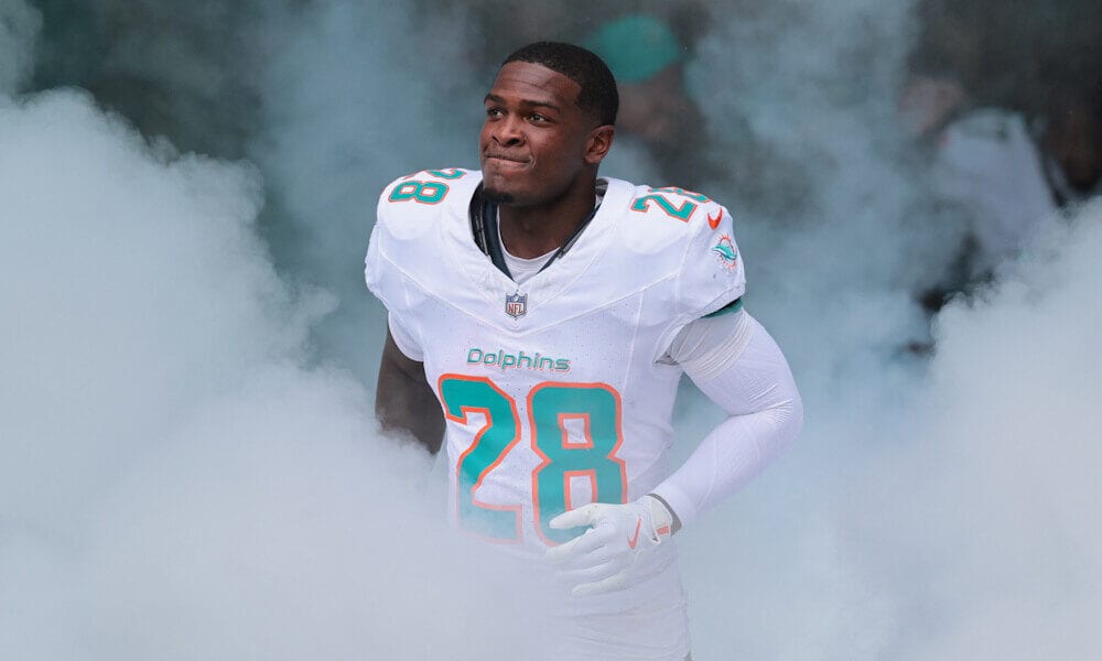 De’Von Achane Week 3 DraftKings Player Prop Plays