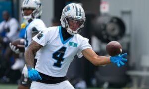 Fantasy Football Week 4 Wide Receiver Sleepers and Streamers Tetairoa McMillan Week 4 Wide Receiver Sleepers Streamers