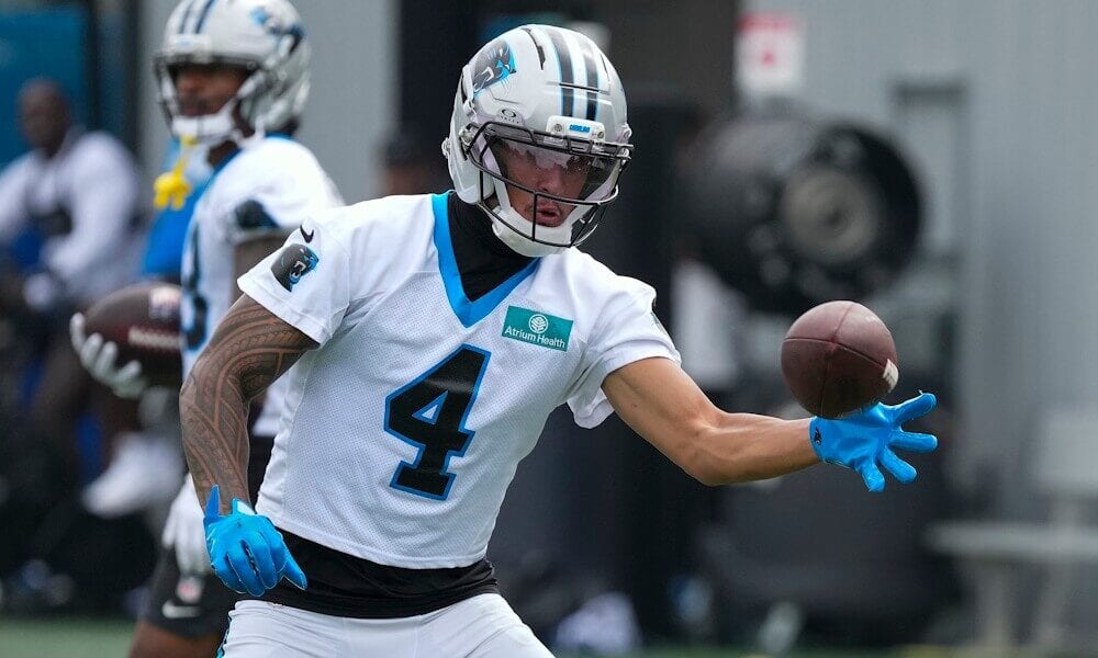 Tetairoa McMillan Week 4 Wide Receiver Sleepers Streamers