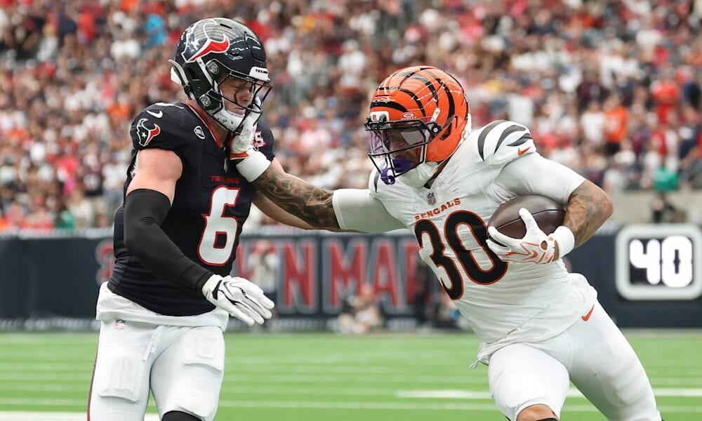 Chase Brown Fantasy Football Week 5 RB Rankings