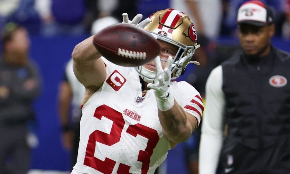 Christian McCaffrey Week 7 DraftKings Player Props