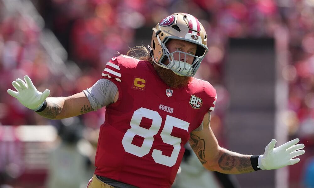 George Kittle Week 4 NFL DFS Late Slate